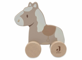 Houten paard op wielen - Nostalgic Ride - Jollein