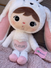 Bunny knuffel metoodolls (met naam) - Cream 50cm