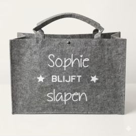 Vilten tas ... blijft slapen