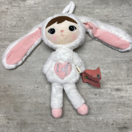 Bunny knuffel metoodolls (met naam) - Cream 30cm