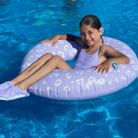 Badpak Panterprint  Lila- Swim Essentials