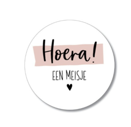 Hoera een meisje  | 10 stuks