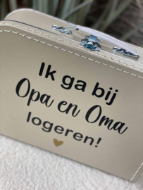 Ik ga bij Opa en Oma logeren - Kinderkoffertje