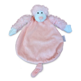 Knuffeldoekje Slingeraap - Peach