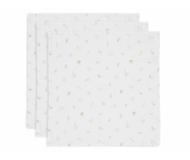 Hydrofiele doeken Lovely birds Jollein 3-pack 70x70 cm