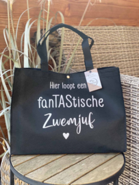 fanTAStische zwemjuf  - Vilten tas