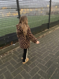 Meisjes broek met sterren - Zwart
