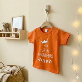 Oranje Koningsdag shirtje  -  Mijn eerste koningsdag