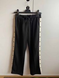 Meisjes broek met sterren - Zwart