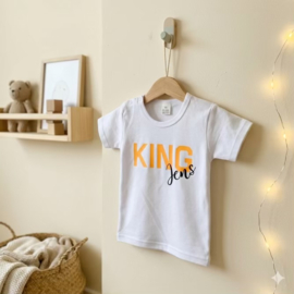 Koningsdag shirtje - KING met naam