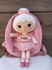 Metoo rugzak Ballet girl (met naam) - Roze
