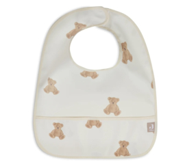 Jollein Slabben waterproof  - Teddy Bear 2 stuks