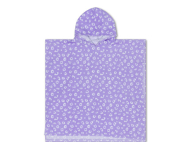 Badponcho Lila panterprint - 65x65 cm - Swim Essentials