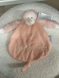 Knuffeldoekje Slingeraap - Peach
