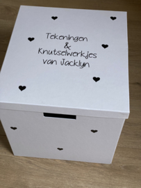 Sticker  |  Tekeningen & knutselwerkjes van ... met hartjes