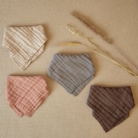 Jollein Bandana slab - Nougat - 2 stuks