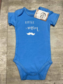 Rompertje maat 62/68 blauw - Little man