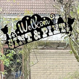 Raamfolie - Welkom Sint en Piet