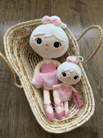 Metoodoll Ballet knuffel pop (met naam) - 50cm