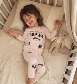 Baby pyjama maat 56 t/m 86 - Wake me up for sushi