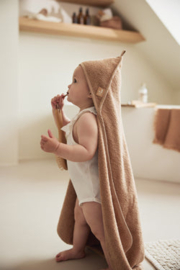 Badcape badstof 75x75 cm - Biscuit - Jollein