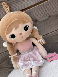 Metoo doll Angel (met naam) -   Roze/wit 48 cm