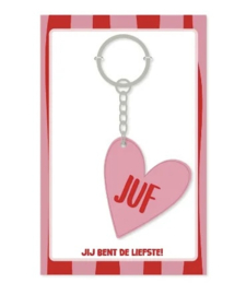 JUF - Sleutelhanger Hart