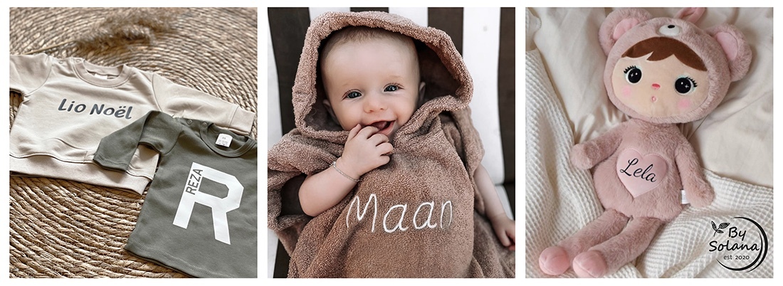 gepersonaliseerde baby en peuter items