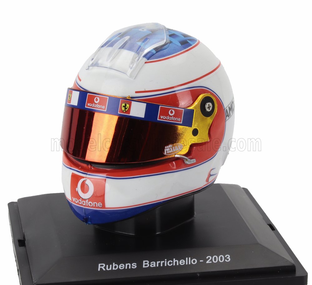 Nigel Mansell helmet 640 F1-89 TEAM FERRERI SEASON 1989 - blauw/rood/wit - 1/5