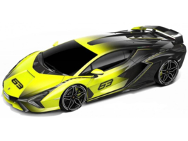 Lamborghini Sian FKP 37 - Geel/zwart - 1/18