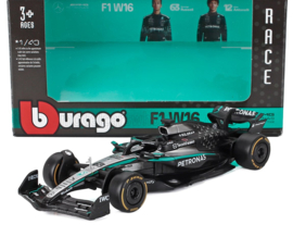 Mercedes Benz AMG - F1 W16 Nr 63  2025 - george Russell - black silver green - 1/43