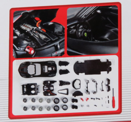 Ferrari LaFerrari  Aperta 2016 KIT - zwart - 1/24 - bouwpakket