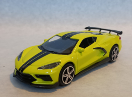 Chevrolet Corvette Stingray Coupe - geel/zwart - 1/43