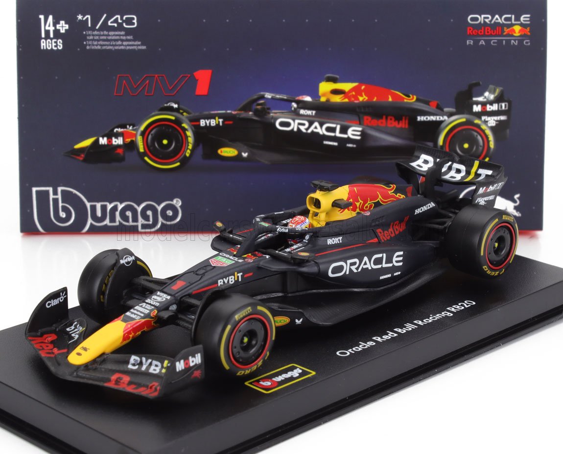 RED BULL RB20 2024 N1 Max Verstappen - zwart - 1/43