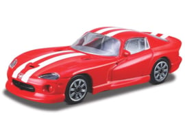 Dodge Viper GTS Coupe - rood/wit - 1/43