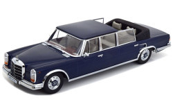 Mercedes Benz 600 W100 LANDAULET 1964 - donker blauw - 1/18