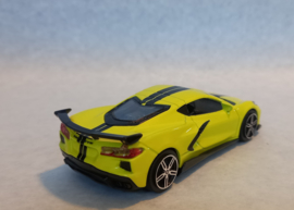 Chevrolet Corvette Stingray Coupe - geel/zwart - 1/43