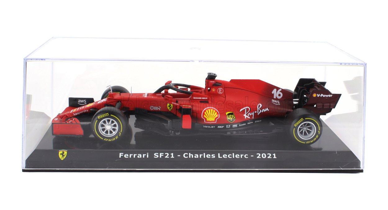 Ferrari SF-21 Charles Leclerc 2021 - rood - 1/24