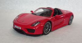 Porsche 918 SPYDER - rood - 1/24