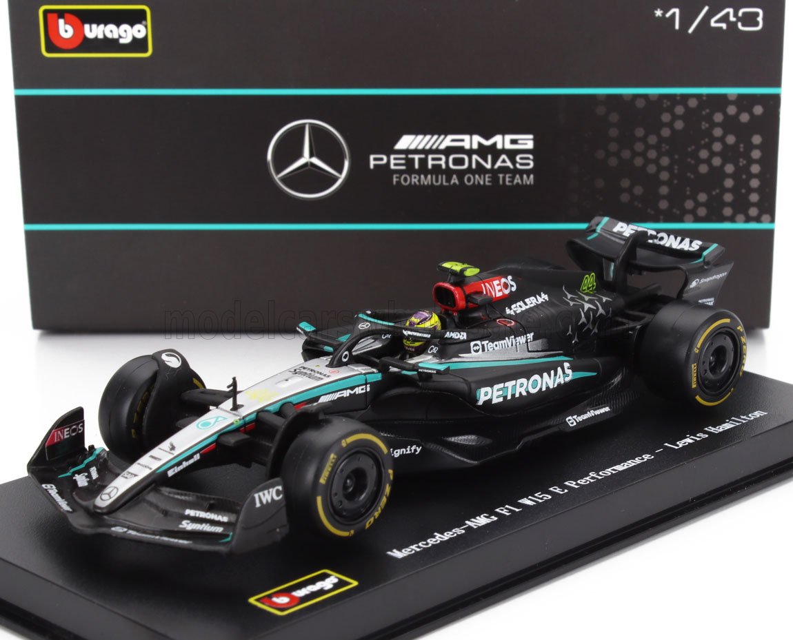 Mercedes F1 W15 EQ Performance N44 Lewis Hamilton - zwart/grijs - 1/43