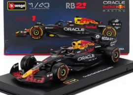 RED BULL RB21 2025 N1 Max Verstappen - zwart/geel/rood - 1/43
