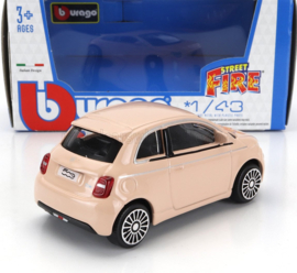 Fiat - 500e - full electric - rose - 1/43