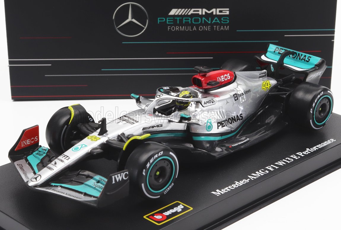 Mercedes F1 W13 E Performance - silver/green - 1/43