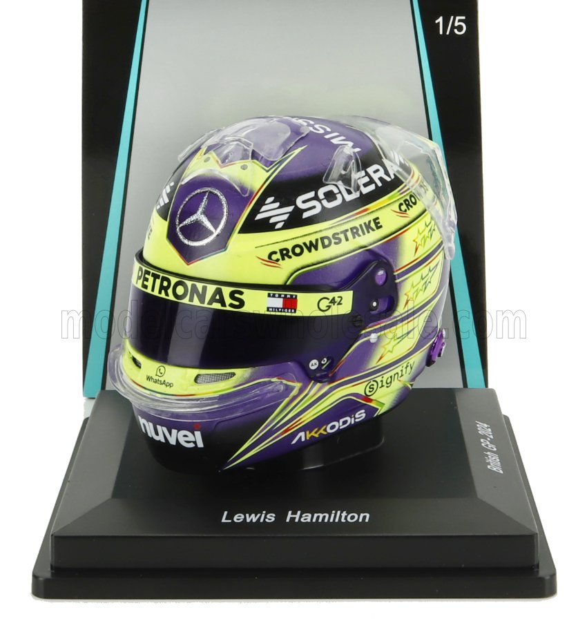 F1 miniatuur - helmen