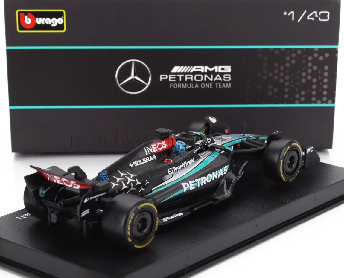 Mercedes F1 W15 EQ Performance N63 George Russel - zwart/grijs - 1/43