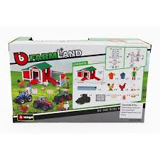 Speelset Kippenboerderij met schaalmodel tractor Fendt 1050 Vario - 1/50