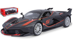 Ferrari FXX K #5 2018 - zwart/rood - 1/18
