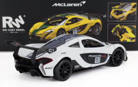 McLaren P1 N 51 RACING 2013 - wit/blauw - 1/24