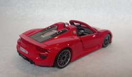 Porsche 918 SPYDER - rood - 1/24