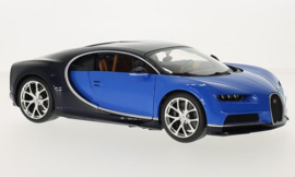 Bugatti Chiron - metallic/blauw - 1/18